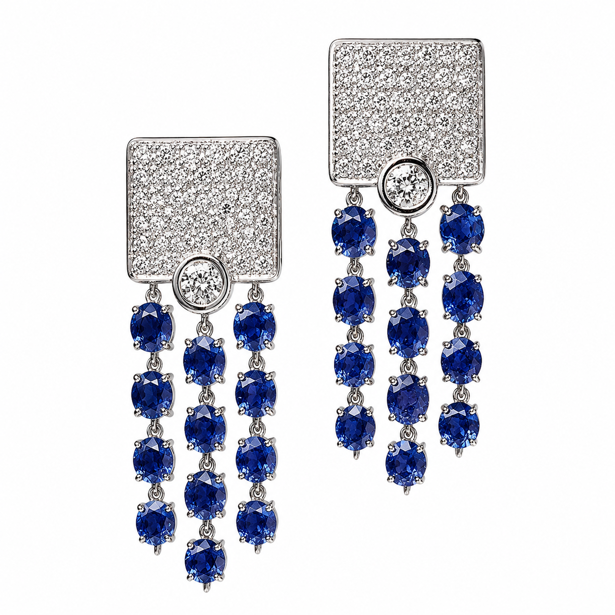 Sapphire earrings